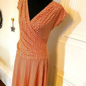 Slinky Dress in smooth stripes